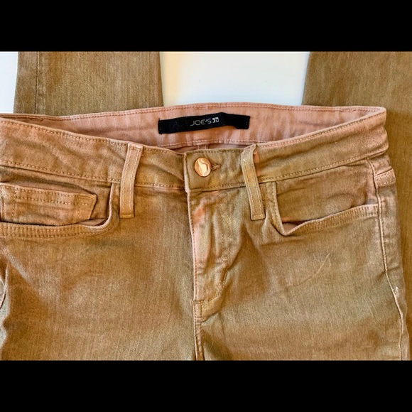 Joes “ The Skinny” Stretch Deep Antiqued Mustard Gold Jeans Size 28 - Picture 2 of 5